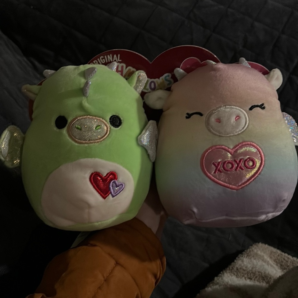 5” Dragon Bundle Valentines Squishmallow Kellytoy